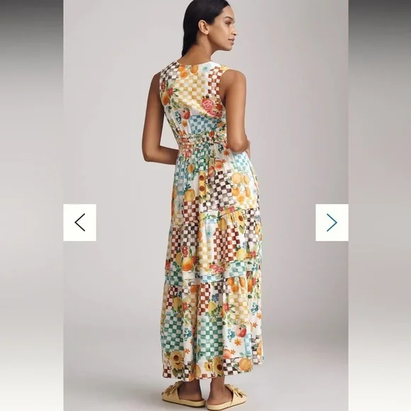 white linen flowing dress Breath of Spring Linen Maxi Dress in White main image 0